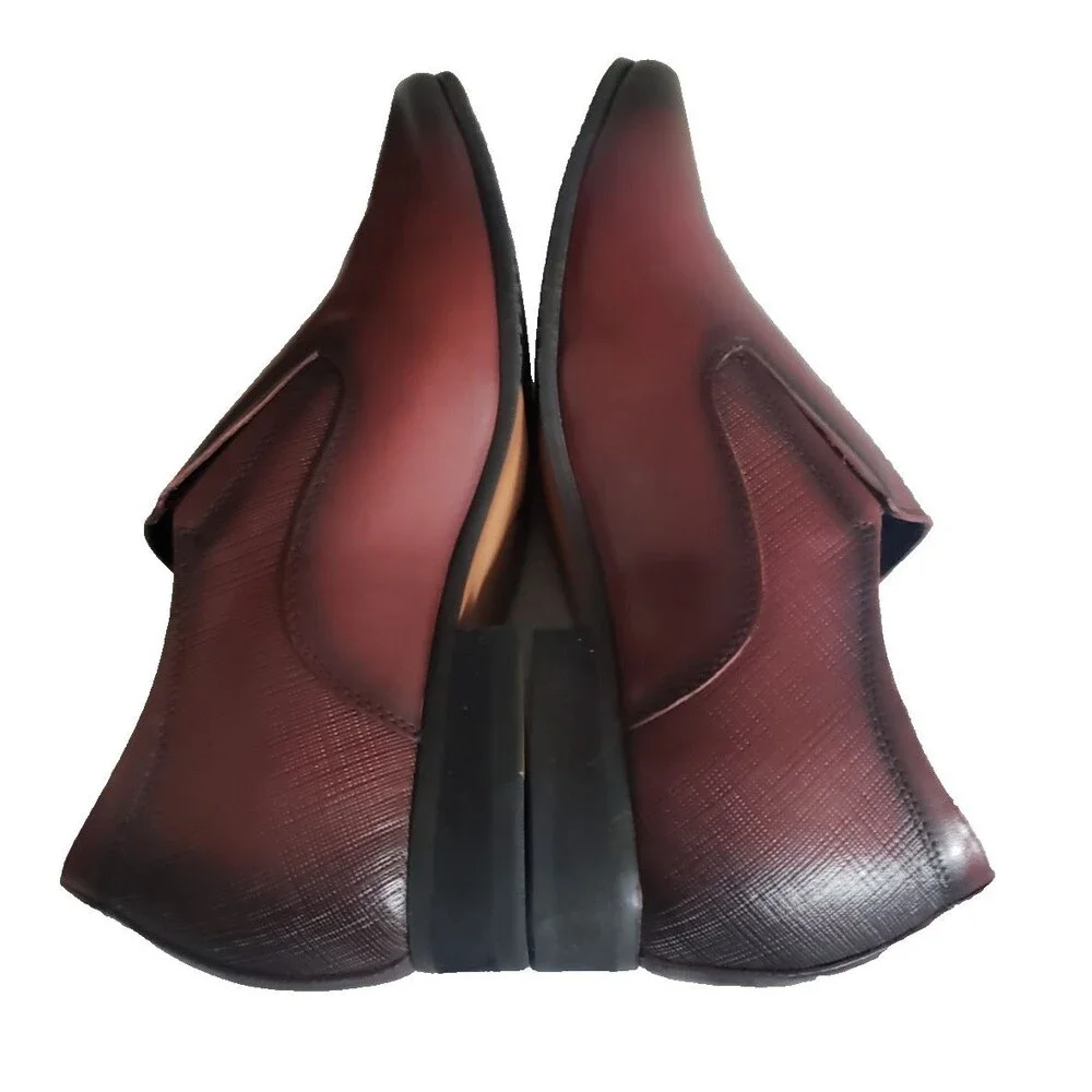 CALTO - Y5531 - 3 Inches Taller (Cordovan Dark Brown) - Lightweight Men's Sz 7.5